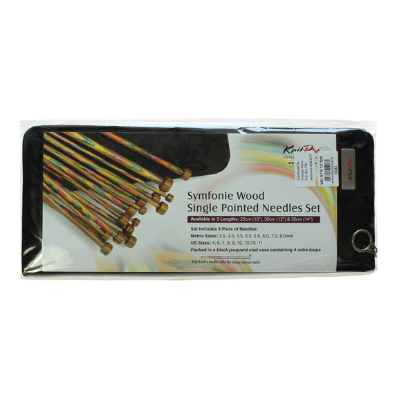 Straight needles - Wooden needles - Set of 2 wooden knitting needles 35 cm  14 in - Single point needles - Needles knitting - Large knitting